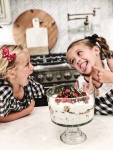 Easy berry trifle recipe featured by top US life and style blogger, Leslie Nicole Langan