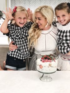 Easy berry trifle recipe featured by top US life and style blogger, Leslie Nicole Langan